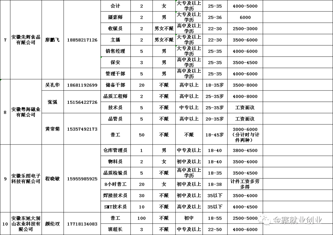 金寨在線最新招聘信息概覽，金寨在線最新招聘信息全面解析